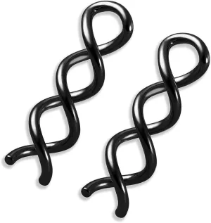 2 PCS Ear Weight for Lobe - 6mm  Ear Tunnels Plugs - 316 Stainless Steel - Hypoallergenic Expander