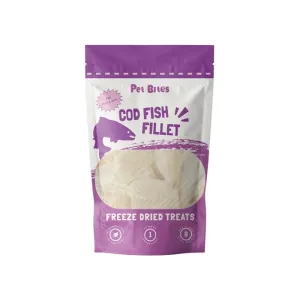 36% OFF Pet Bites Cod Fish Fillet Freeze Dried Cat & Dog Treats 50g