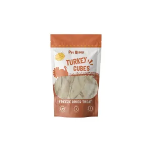 36% OFF Pet Bites Turkey Cubes Freeze Dried Cat & Dog Treats 50g