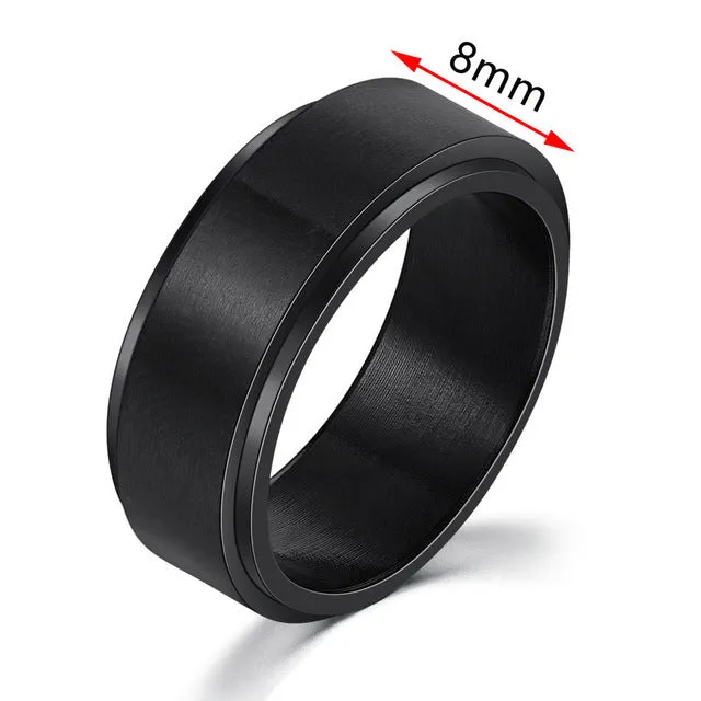 Anxiety Fidget Spinner Ring Rotate Ring