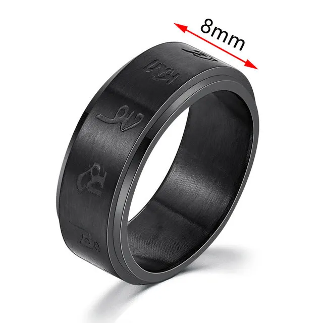 Anxiety Fidget Spinner Ring Rotate Ring
