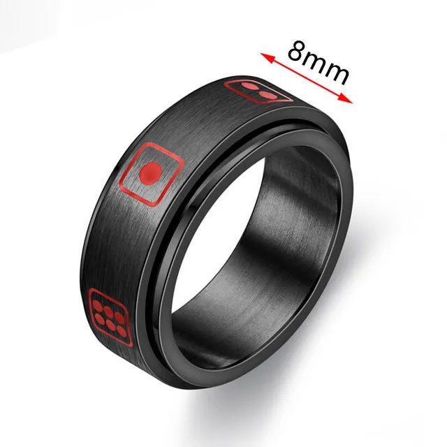 Anxiety Fidget Spinner Ring Rotate Ring