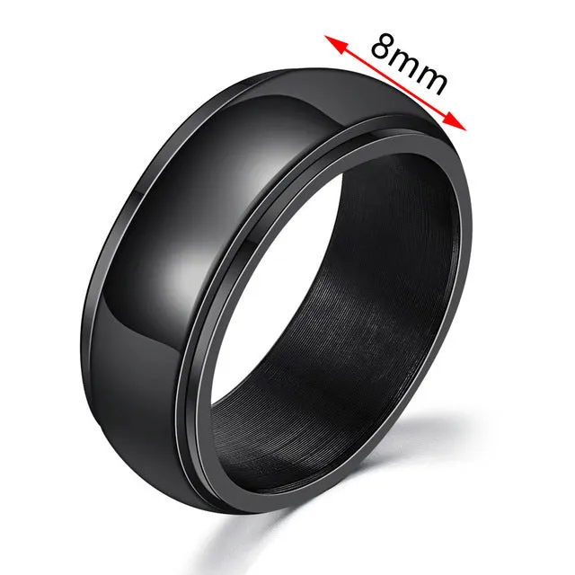 Anxiety Fidget Spinner Ring Rotate Ring