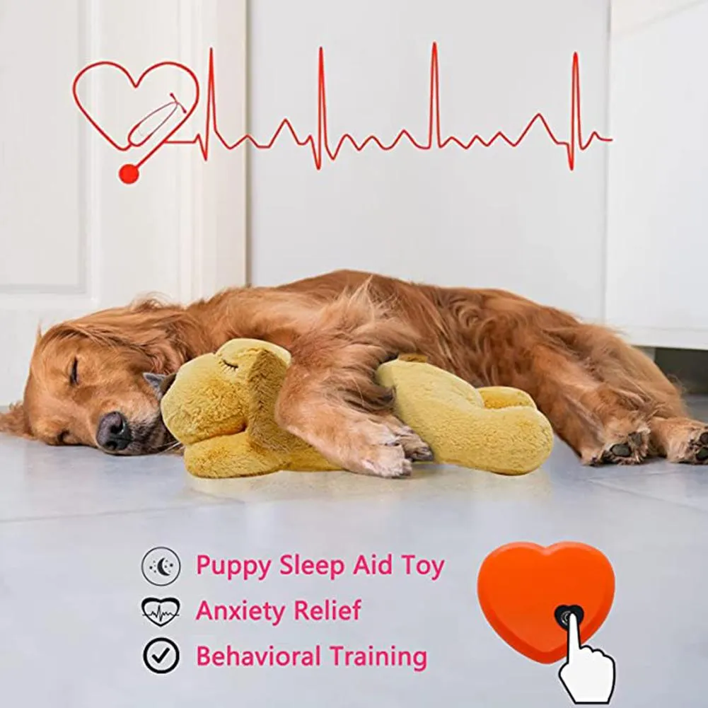 Anxiety Relief Heartbeat Plush Pet Toy