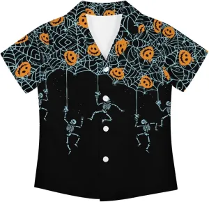 Boys Hawaiian Shirts Short Sleeve Cute Summer Beach Button Down Casual Aloha Shirts for Kids