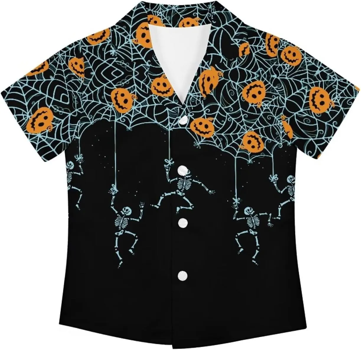 Boys Hawaiian Shirts Short Sleeve Cute Summer Beach Button Down Casual Aloha Shirts for Kids