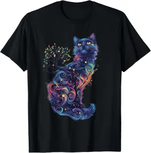 Cat Graphic With A Cute Kitty Animal Face For Pet Lovers T-Shirt