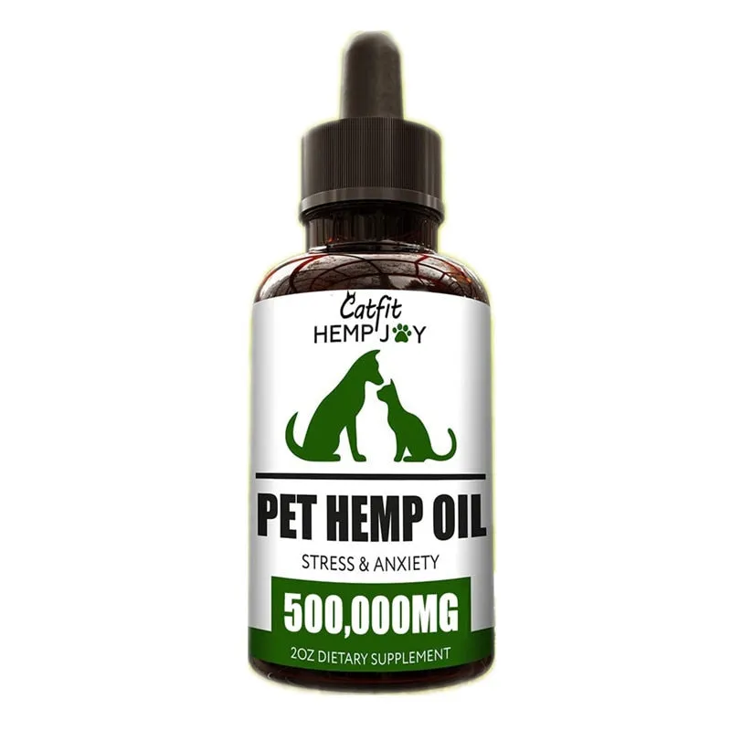 Catfit Natural HE-MP seed Oil Pet Anxiety Relief &amp;Pain Relief Oil Pet hair Care Oil Improve Immunity Temper Dogs and Cat