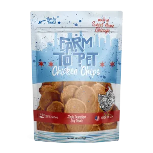Chicago Chicken Chips for Dogs – All-Natural, High-Protein Dog Treats Made in the USA