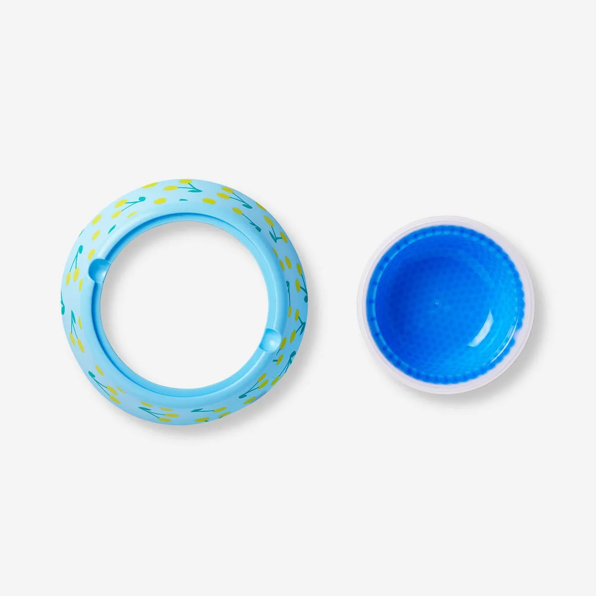 Cooling drinking bowl