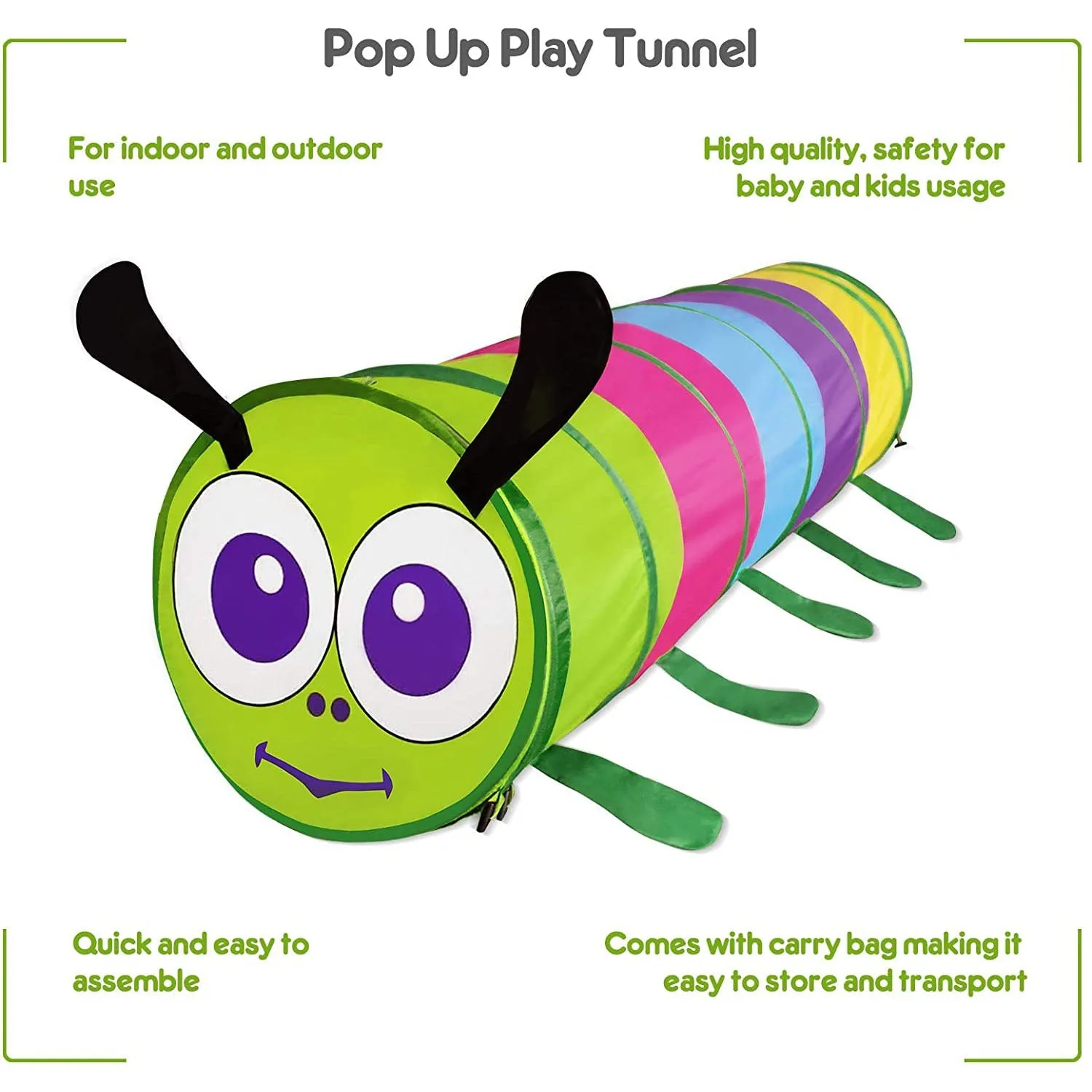 GeerWest Toddlers Tunnel for Kids