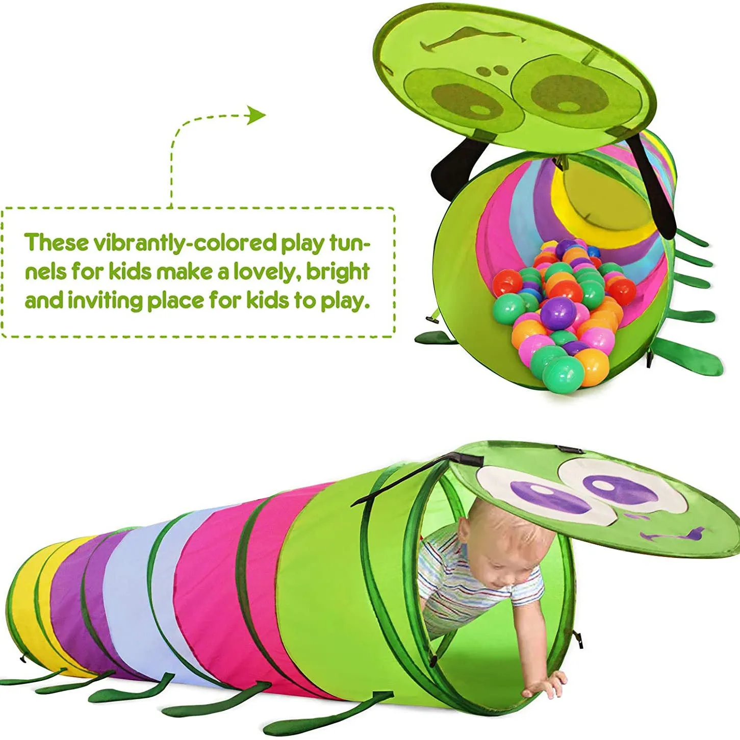 GeerWest Toddlers Tunnel for Kids