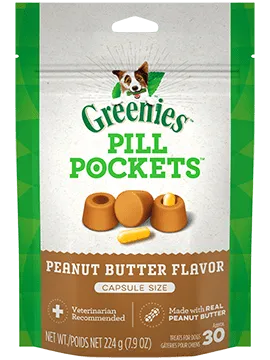 Greenies - Peanut Butter Pill Pockets for Dogs