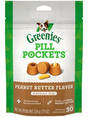 Greenies - Peanut Butter Pill Pockets for Dogs