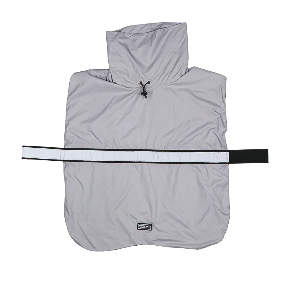 Grey Reflective Raincoat