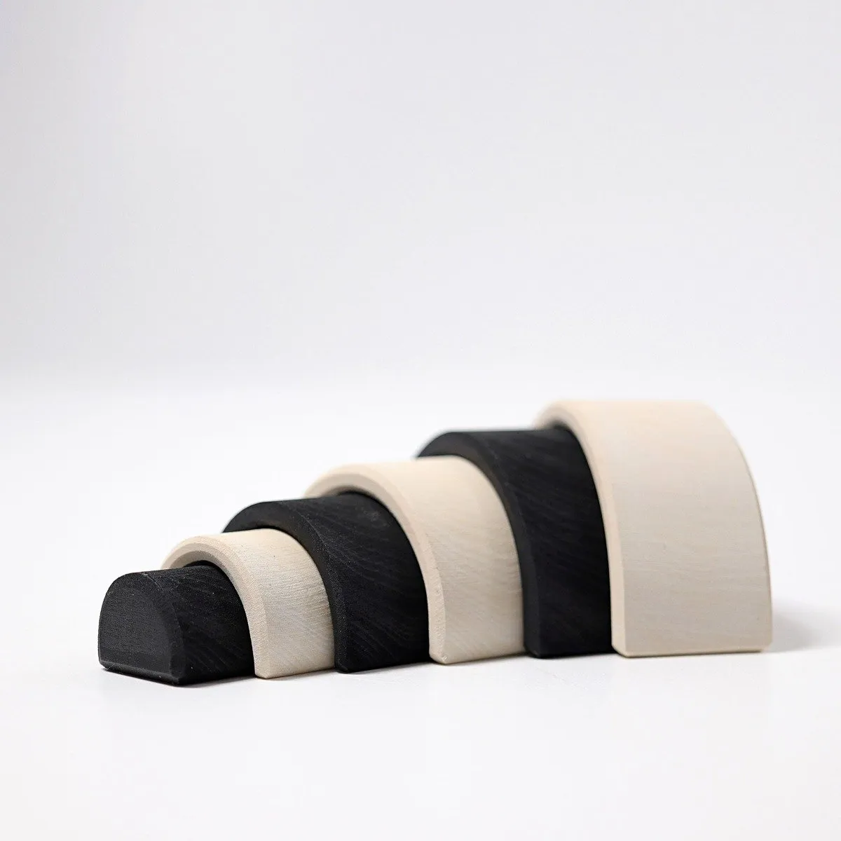 Grimm's Rainbow Monochrome Tunnel Small 6 Pieces - Retired Product