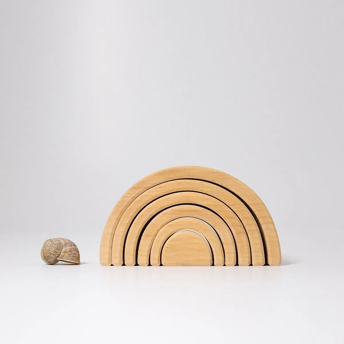Grimm's Rainbow Natural Tunnel Medium 6 Pieces