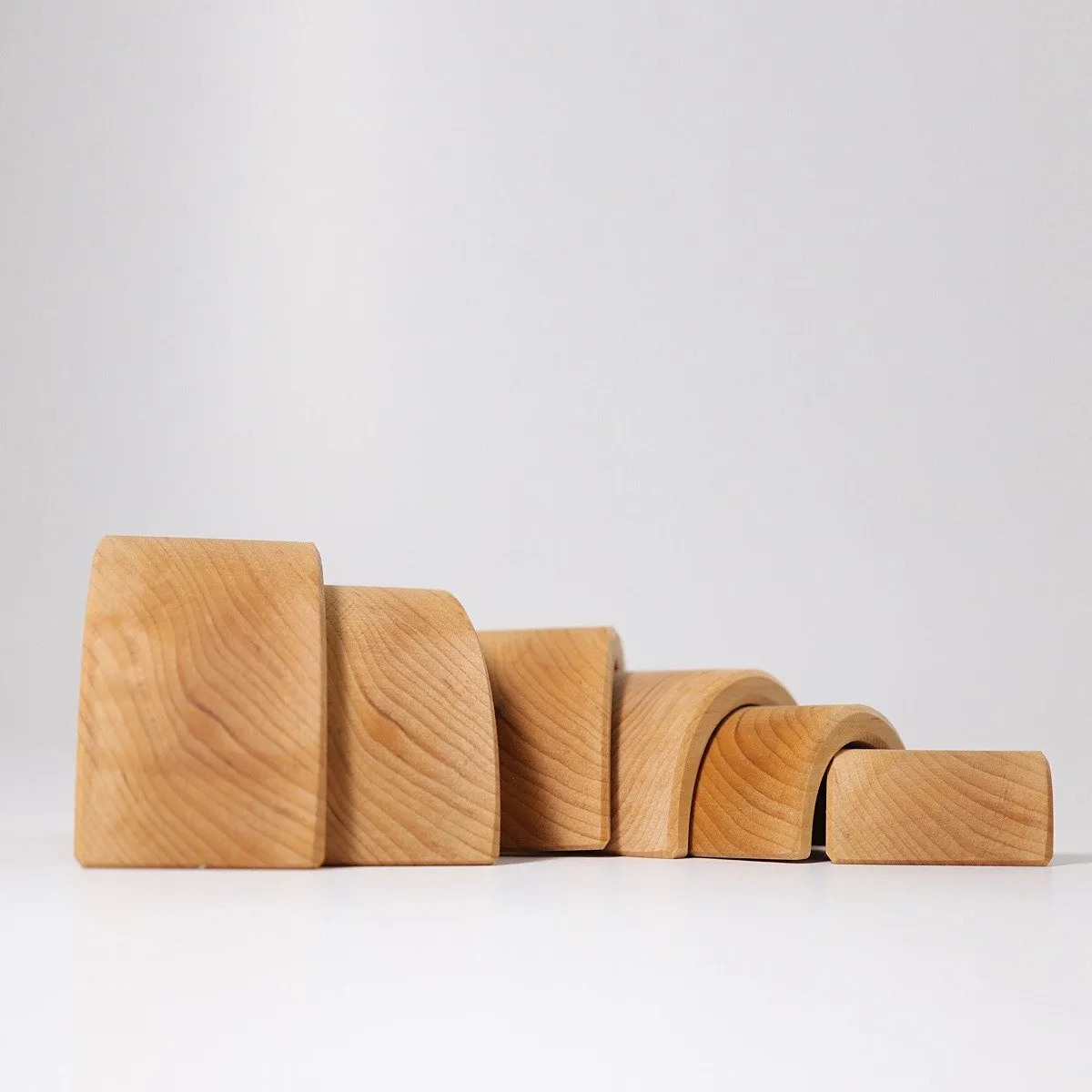 Grimm's Rainbow Natural Tunnel Medium 6 Pieces