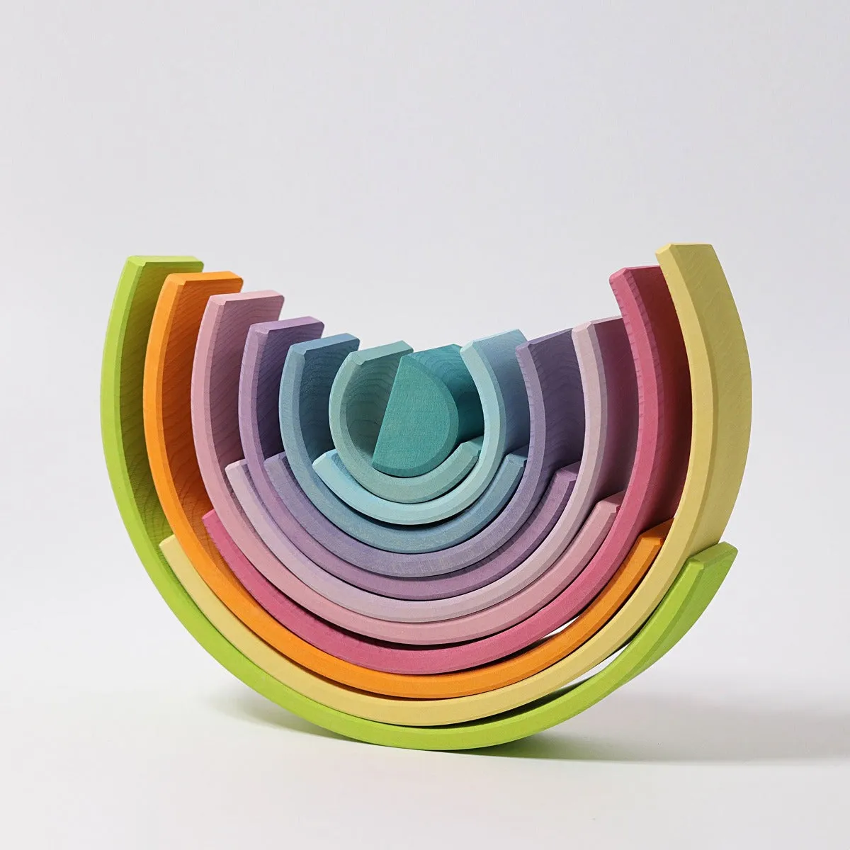 Grimm's Rainbow Pastel Large 12 Pieces