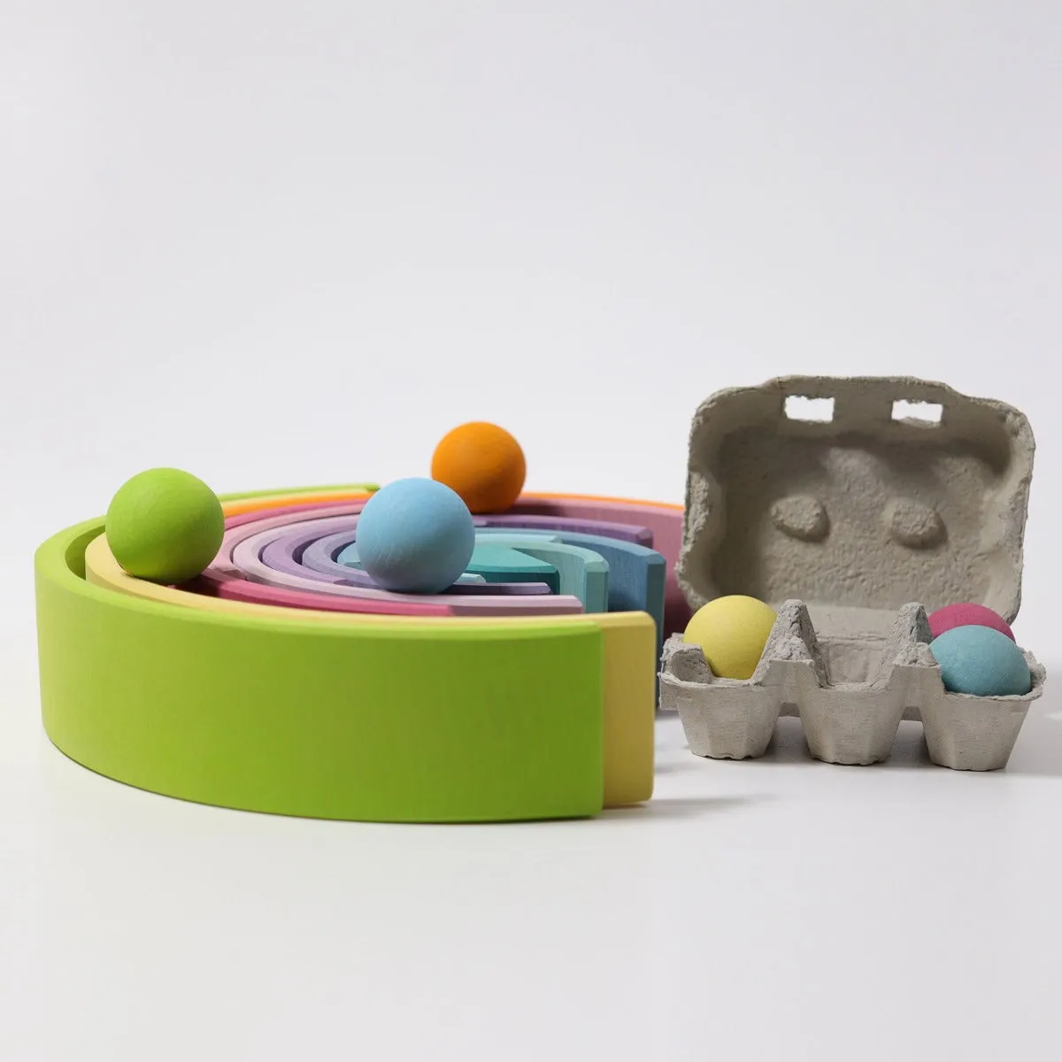 Grimm's Rainbow Pastel Large 12 Pieces