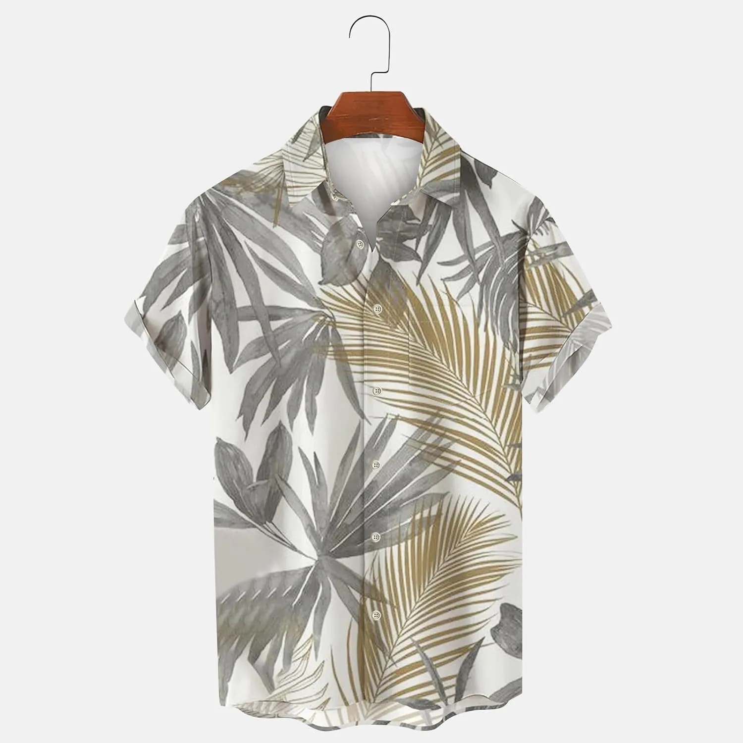 Hawaiian Shirts for Men Down Tropical Holiday Beach Shirts Men's Hawaiian Shirt Men's Hawaiian Floral Shirts Funny