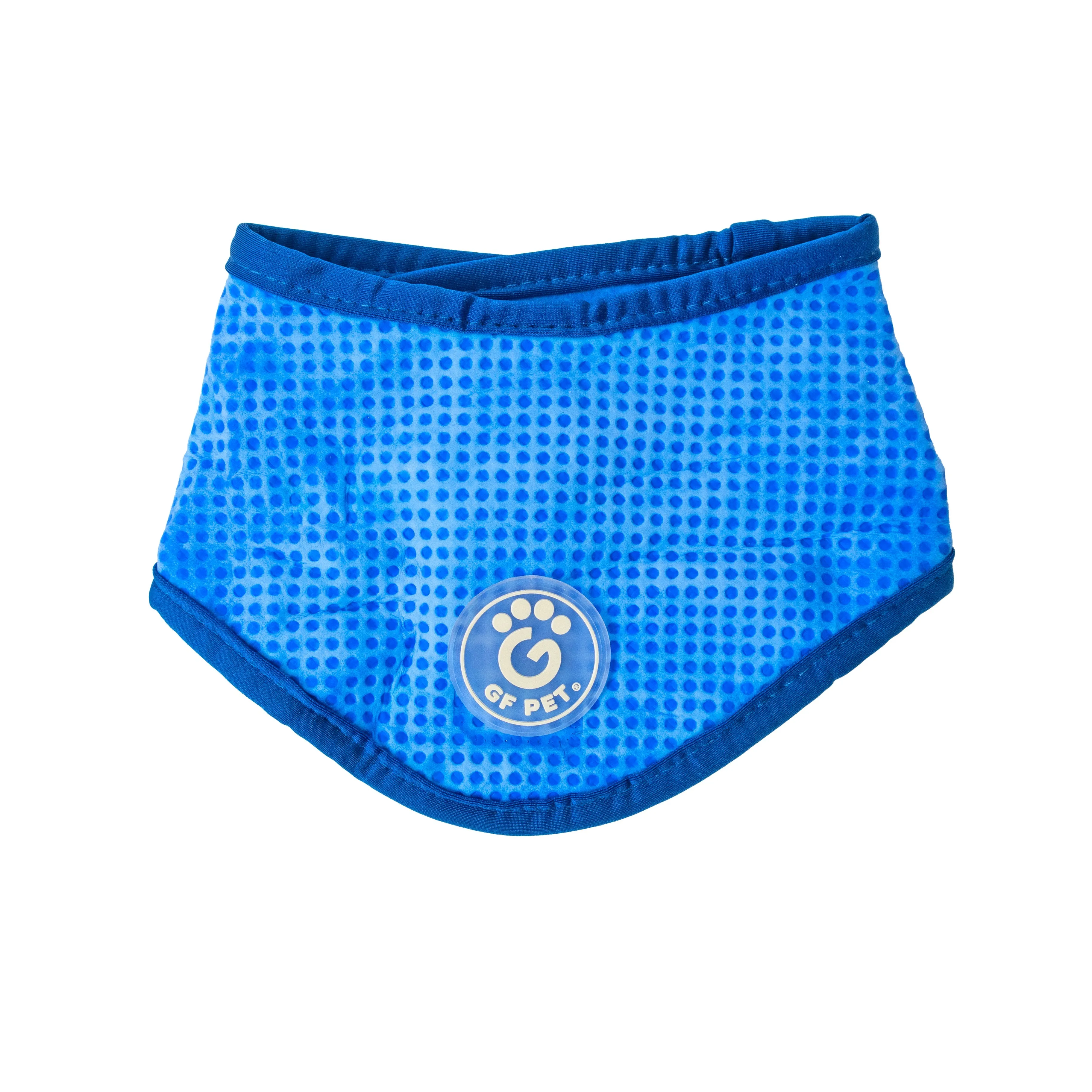 ICE BAND Blue  Dog Cooling Bandana – Instant Cooling Relief for Hot Weather