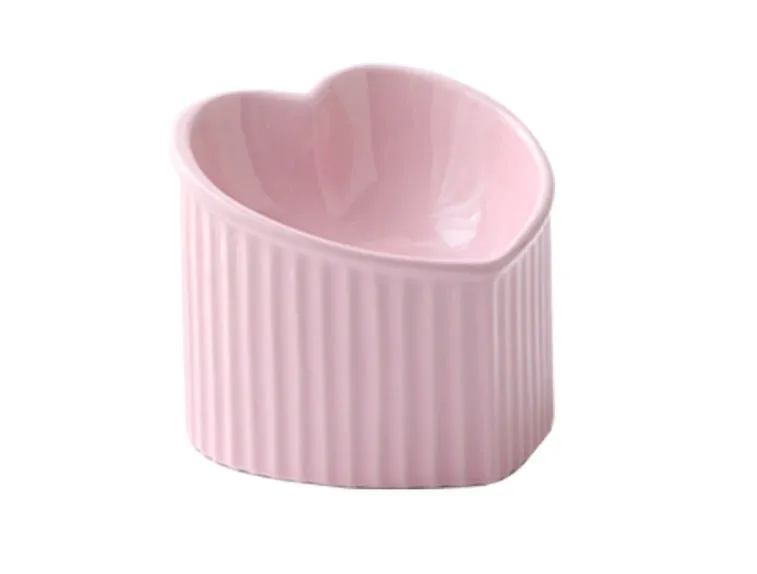 Inclined Ceramic Pet Bowl – Durable and Practical Elevated Feeding for Dogs