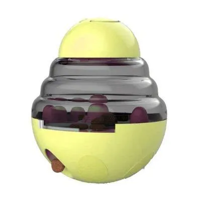 Interactive Dog Cat Food Treat Ball Bowl Tumbler Toy