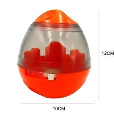 Interactive Dog Cat Food Treat Ball Bowl Tumbler Toy