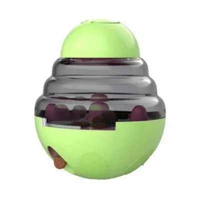 Interactive Dog Cat Food Treat Ball Bowl Tumbler Toy