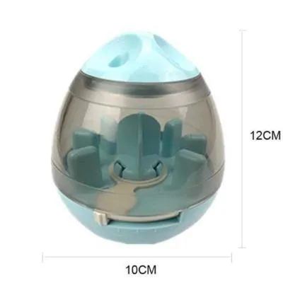 Interactive Dog Cat Food Treat Ball Bowl Tumbler Toy