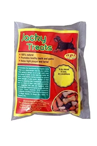 Jacky Treats-Combo Puppy Bone Biscuit 1kg And Chicken munchy 450gm