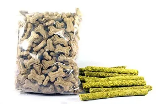 Jacky Treats-Combo Puppy Bone Biscuit 1kg And Chicken munchy 450gm