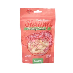 Kanu Pet Freeze-Dried Wild-Caught Shrimp, Nutritious and Tasty Treat for Dogs and Cats