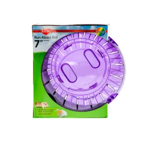 Kaytee Run-About Mini Exercise Ball Rainbow Rainbow - 7 in