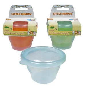 Little Mimos 2-Pack Snack Cup (144 Pieces)