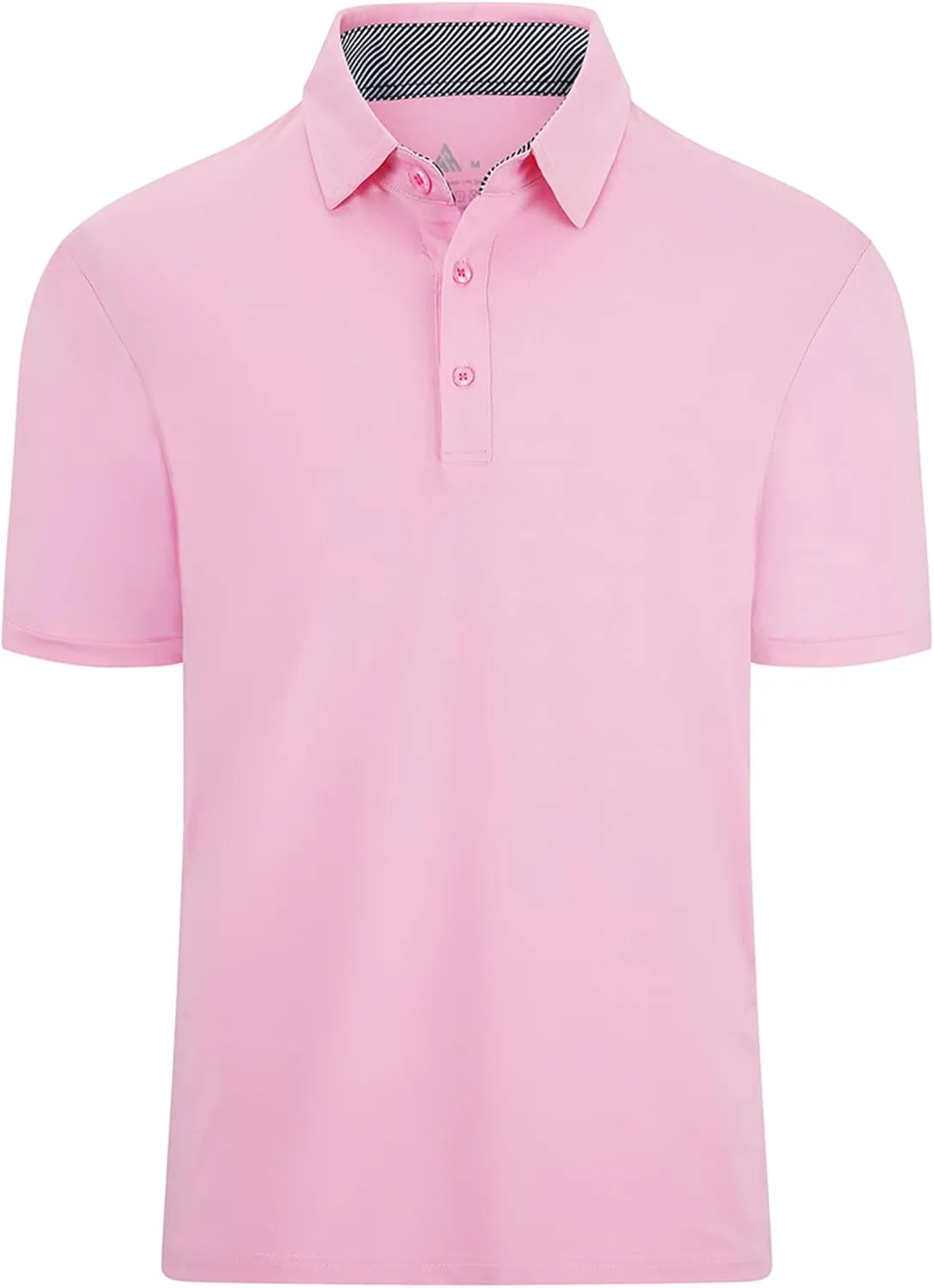 Men's Polo Shirts Short Sleeve Moisture Wicking Performance Golf Shirts Collared Lightweight Casual T-Shirt Athletic