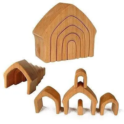 Natural Wooden Nesting Houses
