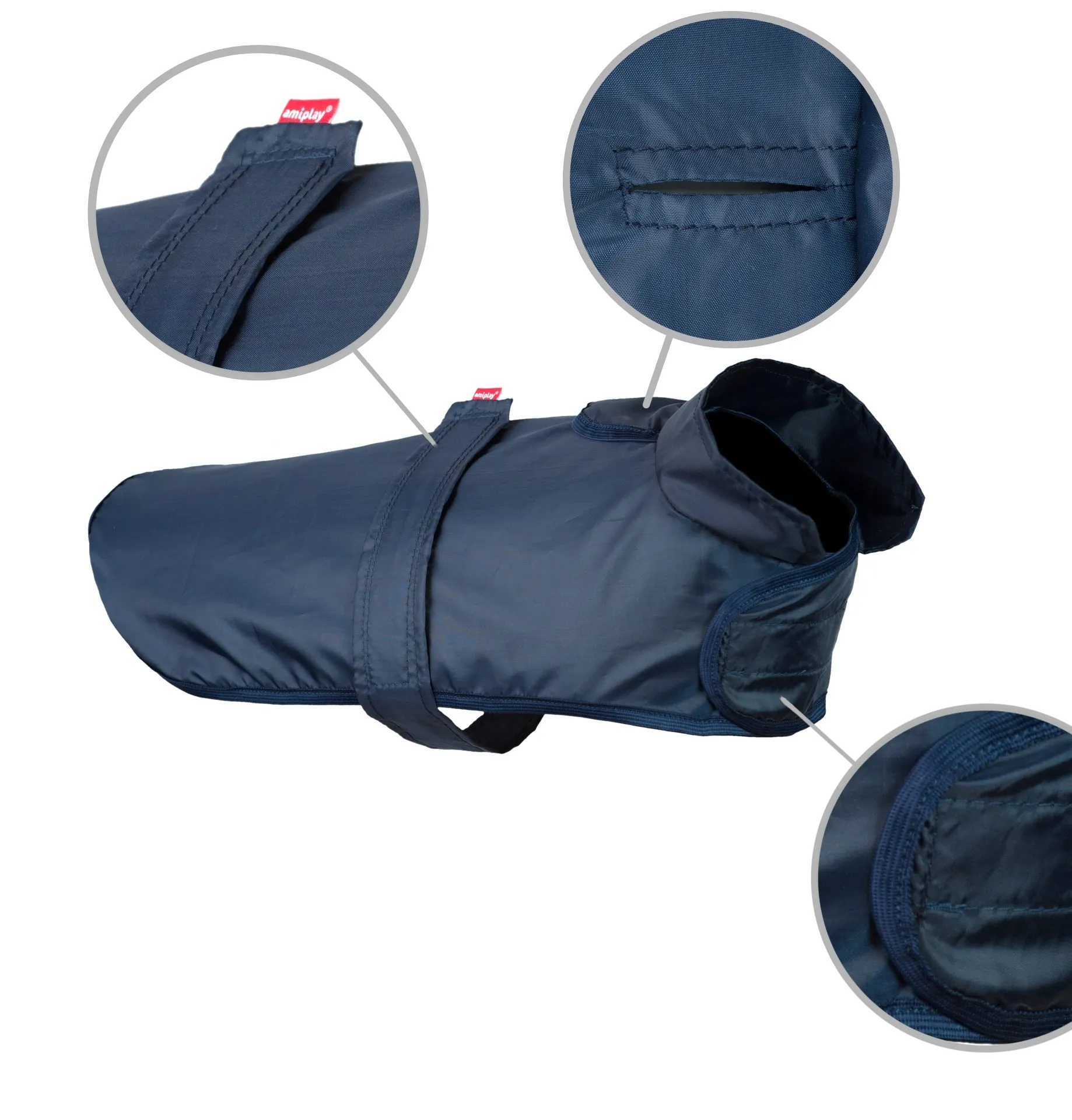 Navy Blue Raincoat - Bristol