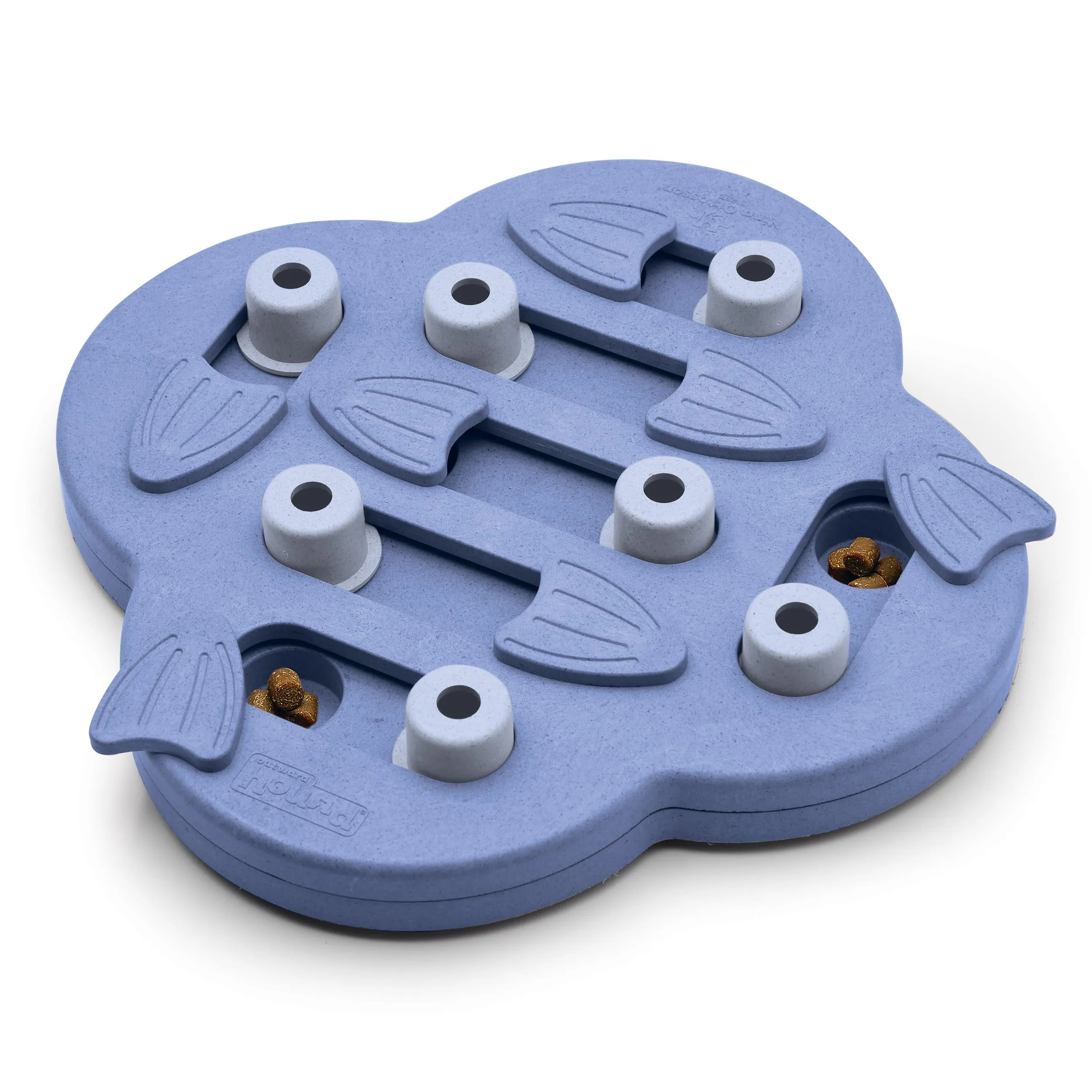 Outward Hound Hide N' Slide Interactive Treat Rewarding Puzzle Dog Toy - Blue
