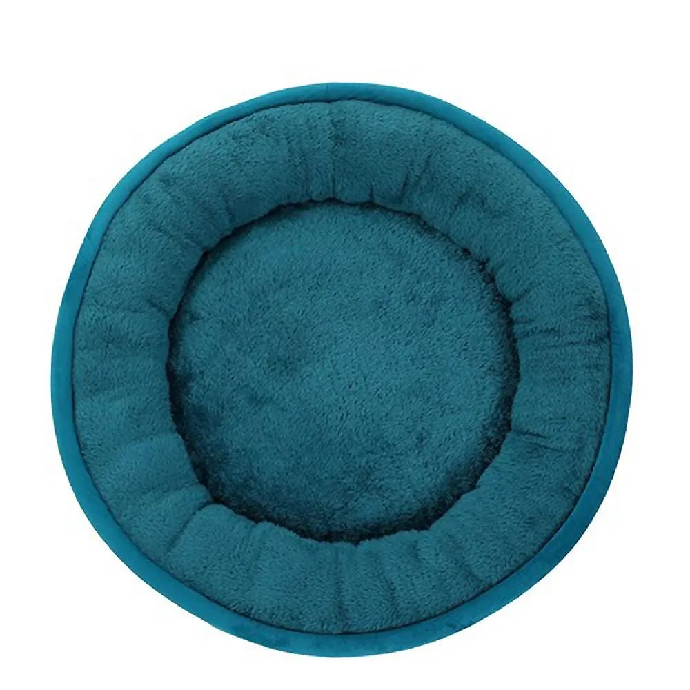 Paws & Claws MOSCOW ROUND BED TEAL SMALL - TEAL