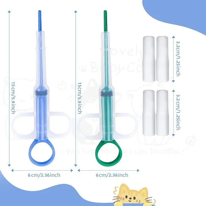 Pet Dog Cat Pills Feeder Medicine Syrings Animal Tablet Water Feeding Shooter Tube Kit