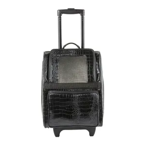Petote Rio Dog Carrier Black Croco