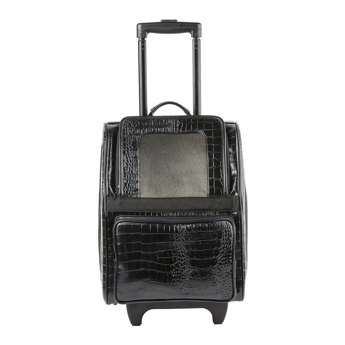 Petote Rio Dog Carrier Black Croco
