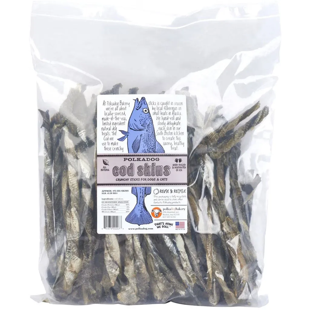 Polkadog Cod Skin Crunchy Sticks for Dogs & Cats
