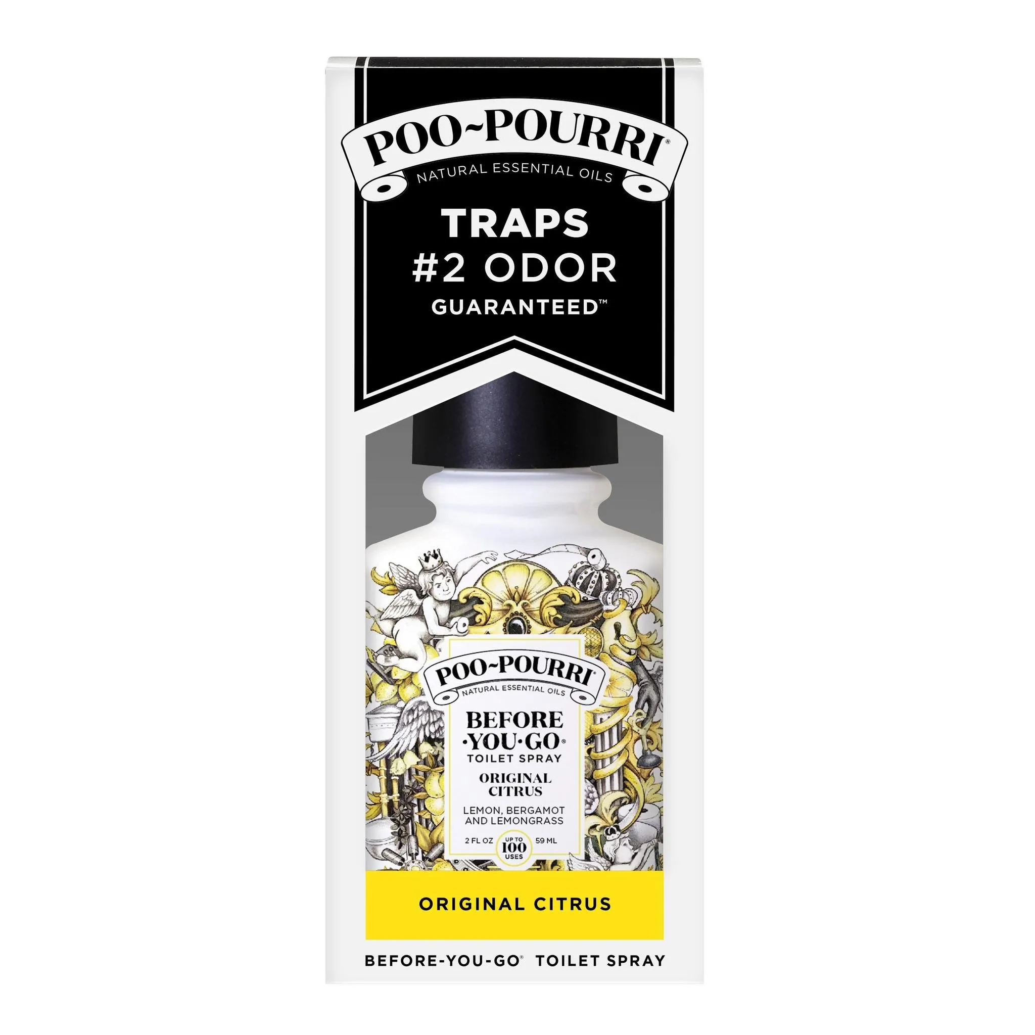 Poo-Pourri Before-You-Go Toilet Spray | Original Citrus