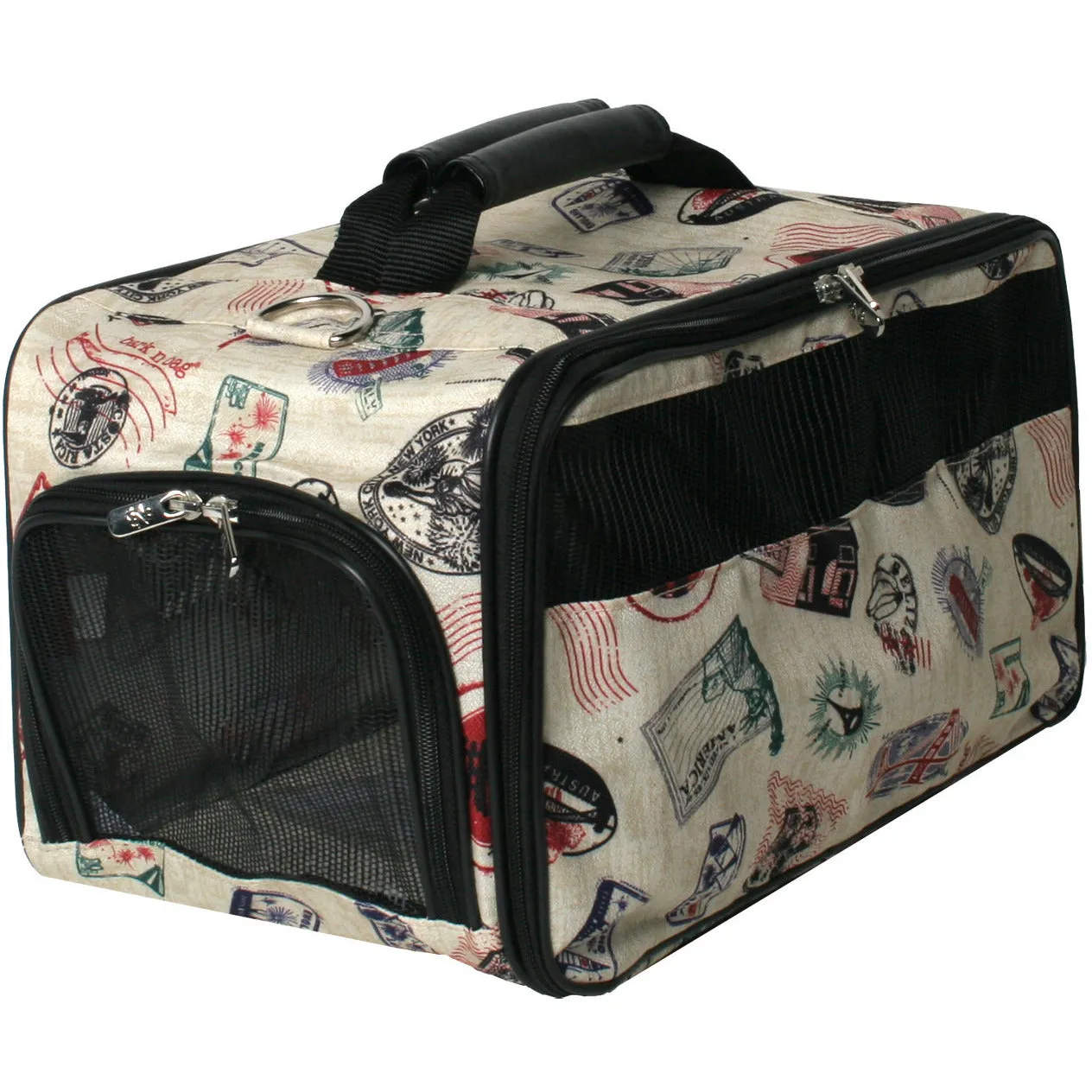 POSTAGE STAMP DOG CARRIER