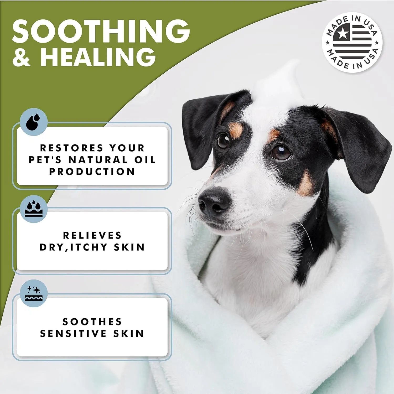 Pro Pet Works Oatmeal Dog Shampoo - 5-in-1 for Itchy Skin, Tearless, Organic Formula - 17oz