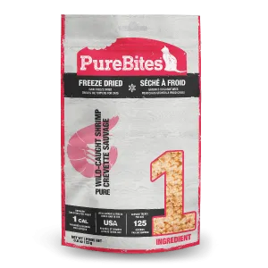 PureBites Freeze Dried Wild-Caught Shrimp Cat Treat, 23g