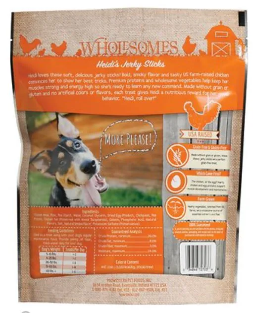 SPORTMiX Wholesomes Heidi's Jerky Strips - 25 oz.